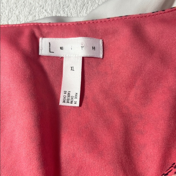 Leith Chic Long Sleeve Floral Dress Pink Women’s XL Flowy New With Tags - Picture 5 of 8